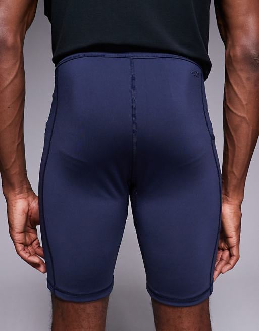 4505 Icon active quick dry base layer training half tight in deep navy