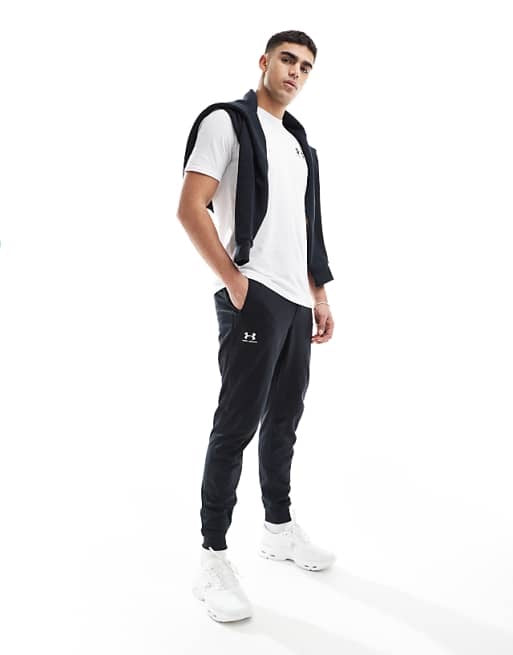 Under Armour Sportstyle Tricot jogger in black