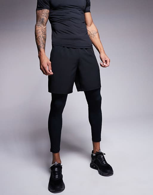 4505 Icon active quick dry base layer training tight in black