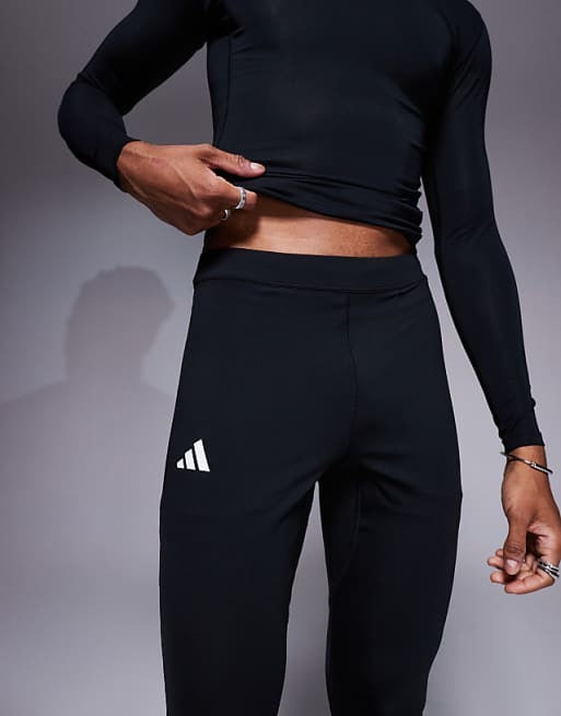 adidas Running Adizero leggings in black