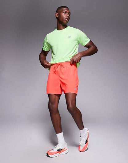 New Balance Sport 5 inch short in red