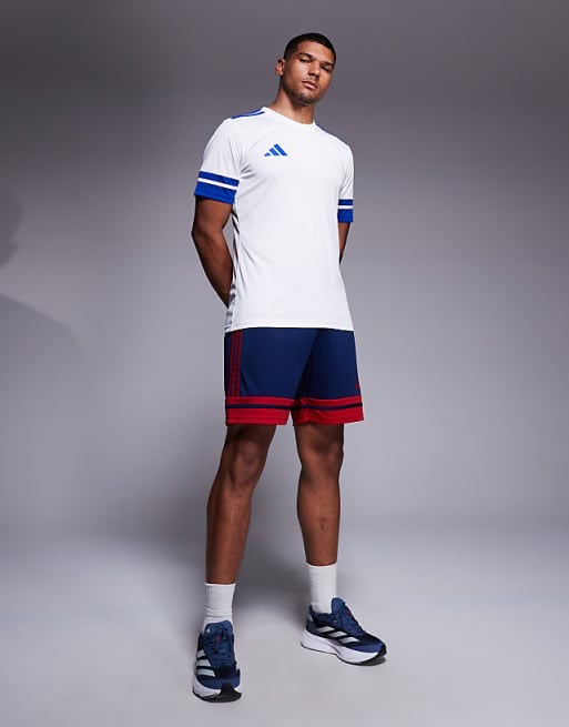 adidas Football Squadra25 shorts in navy and white