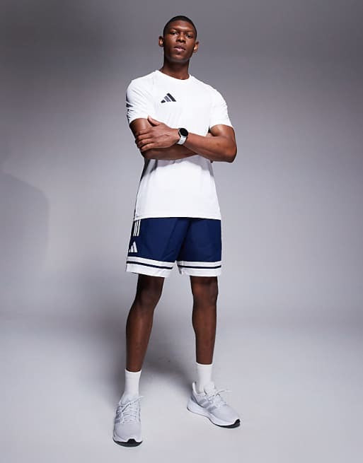 adidas Football Squadra shorts in navy