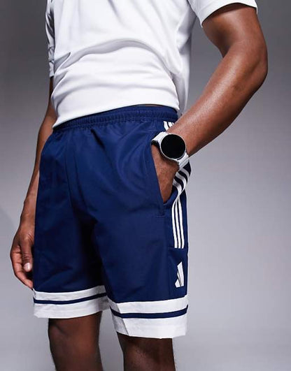 adidas Football Squadra shorts in navy