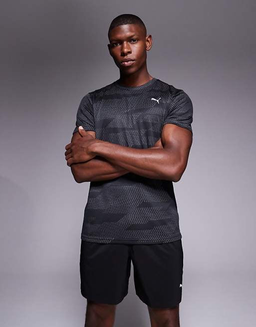 Puma Flex Jacquard t-shirt in black