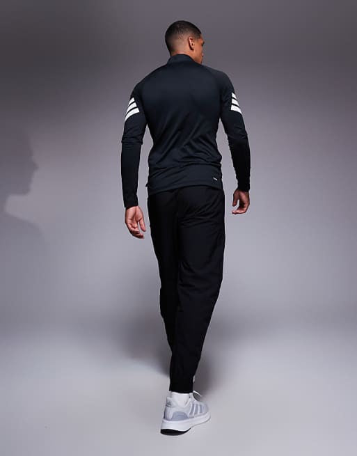 adidas Training essentials woven joggers in black