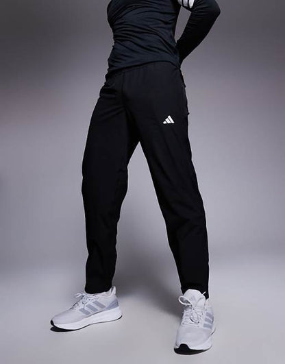 adidas Training essentials woven joggers in black