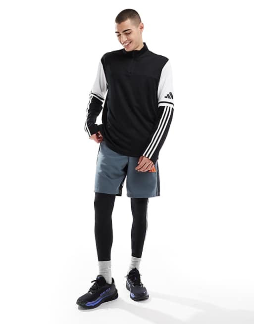 adidas Football Squadra 25 track top in black and white