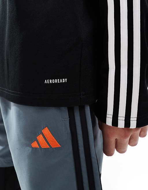 adidas Football Squadra 25 track top in black and white