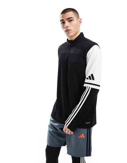 adidas Football Squadra 25 track top in black and white