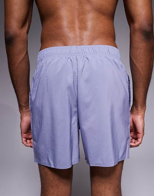 adidas Training 5"" swim shorts in violet