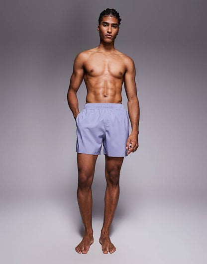 adidas Training 5"" swim shorts in violet