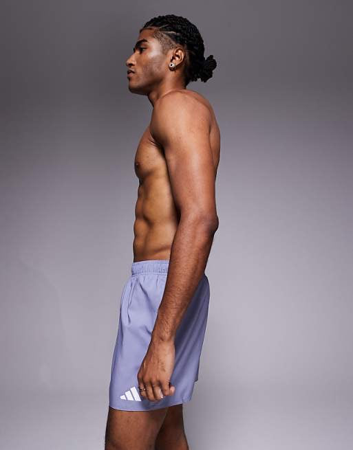 adidas Training 5"" swim shorts in violet