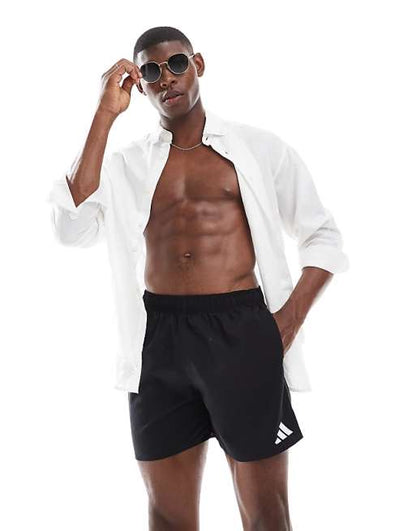 adidas Training 5"" swim shorts in blackout