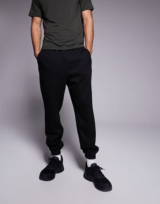 4505 Icon quick dry tapered fit performance joggers in black