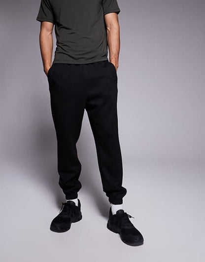 4505 Icon quick dry tapered fit performance joggers in black