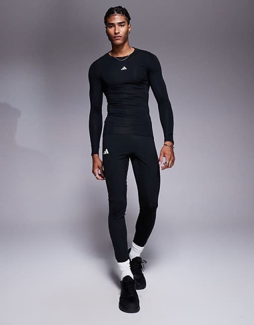 adidas Running Adizero leggings in black