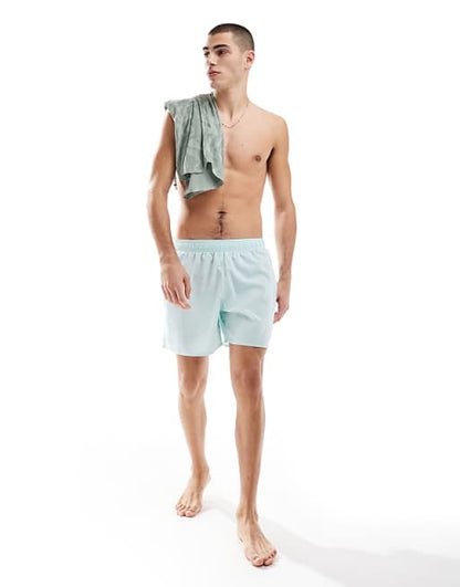 adidas Training swim shorts in mint blue