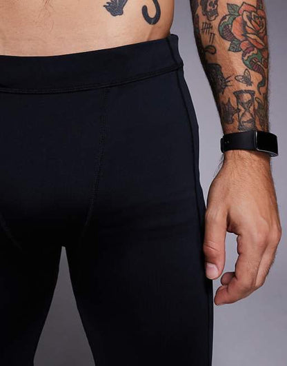 4505 Icon active quick dry base layer training half tight in black