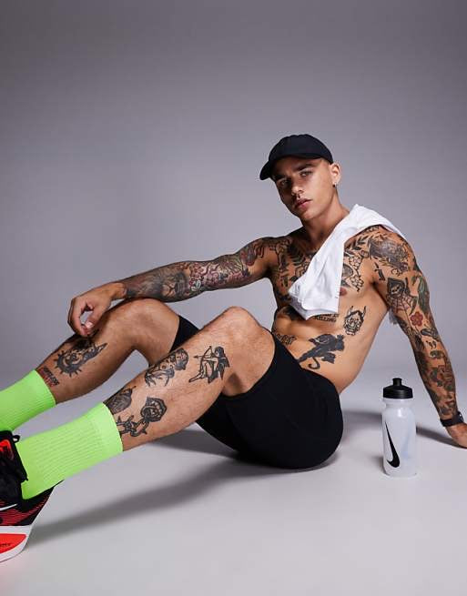 4505 Icon active quick dry base layer training half tight in black